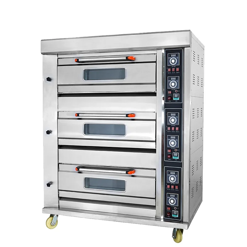 Guangzhou Stainless Steel Gas Commercial Pastry Bakery Bread Cake Pasta Ovens
