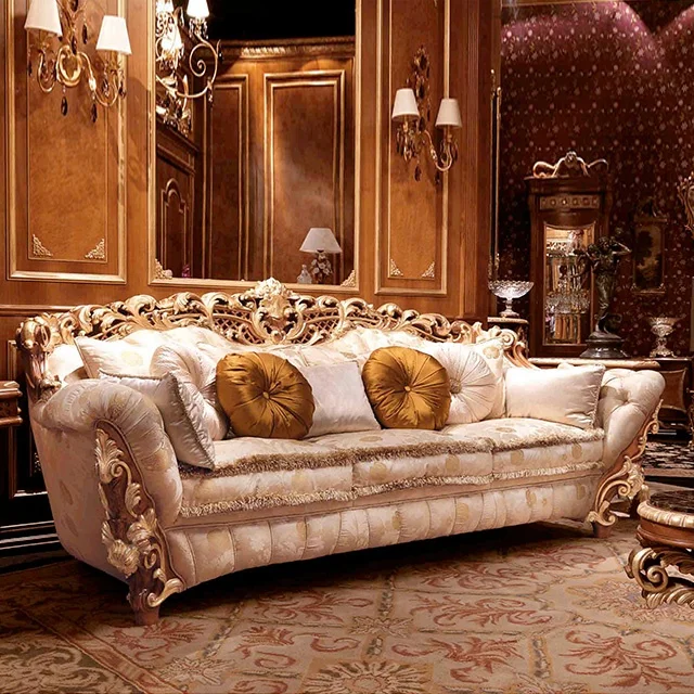 Italian Luxury Sofa Set Living Room Furniture Sitting Room Couch Large Sofas