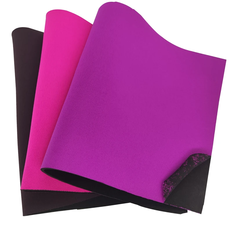 NEW ARRIVAL 3.5mm custommade color neoprene polyester fabrics for bags factory price by meter