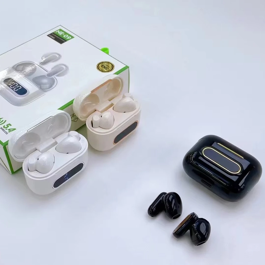 2025 Tws earphones headphones NE-09 Sports Gaming earbuds Earbud & in-ear headphones BT5.4 Wireless earbuds NE-09