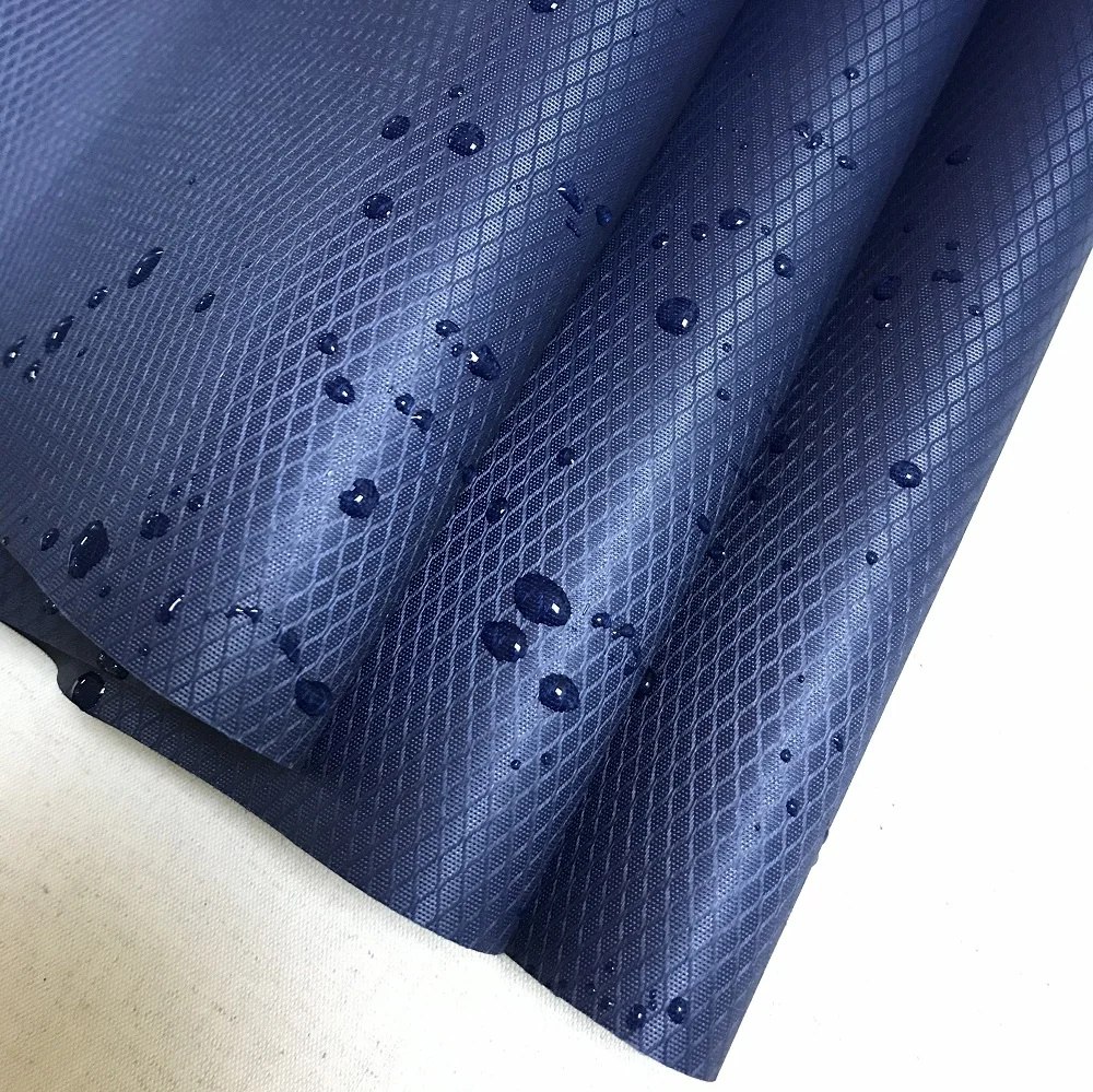 PU Coated 210D Nylon Diamond Ripstop Fabric with TPU Backing  Heat Sealable Ballistic Panel and Plate Cover