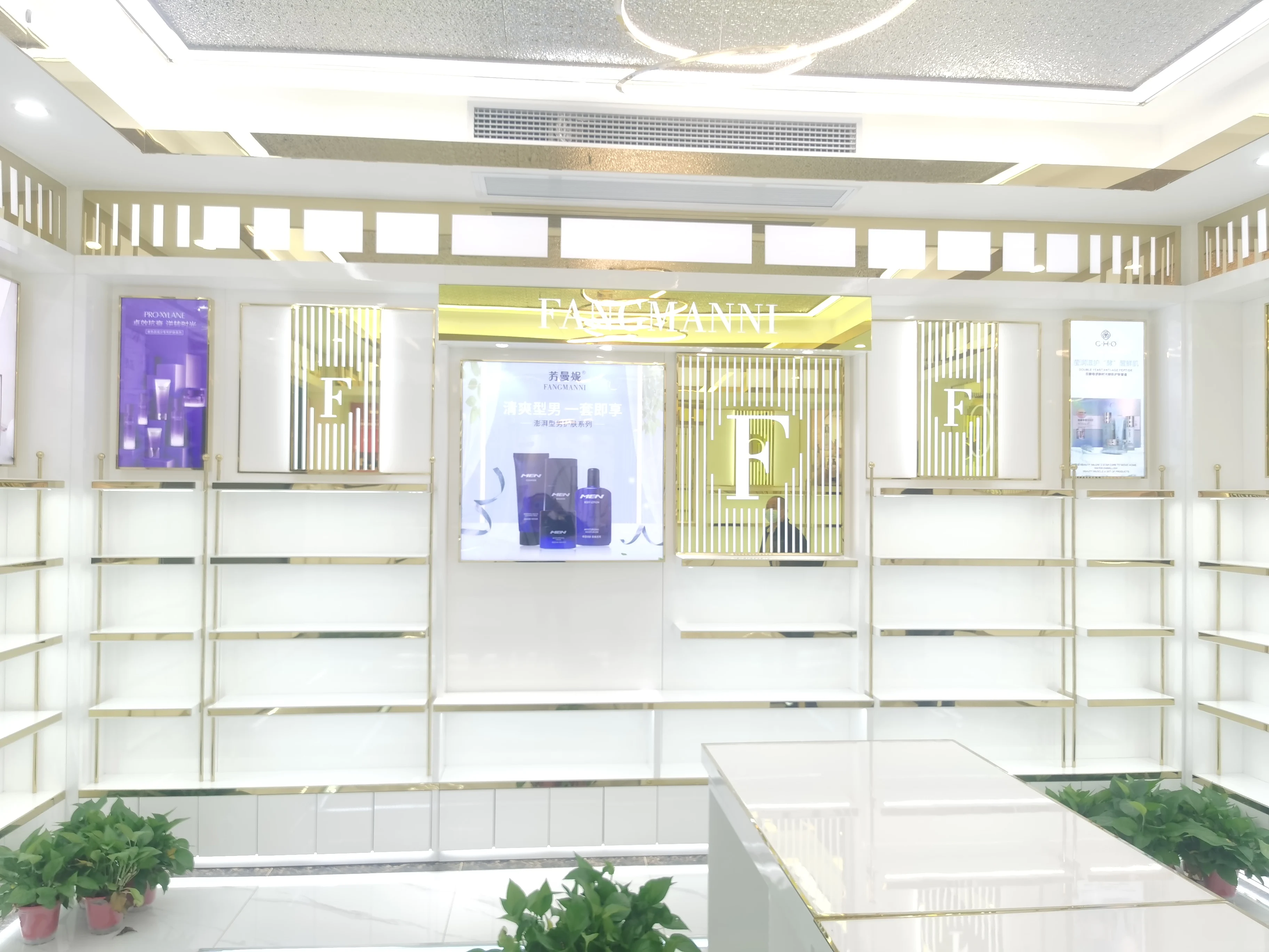 Wholesale Cosmetic Jewelry Display Case High Quality Stand Wooden Glass Metal Display Cabinet Design Customization For Store