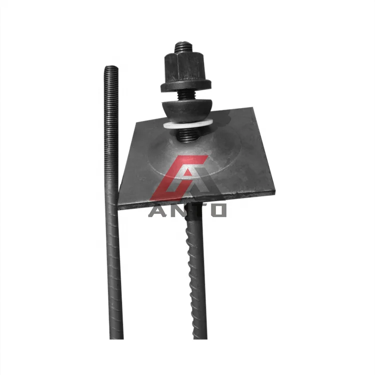 Factory Price Mine Roof Support Full Thread Bar Resin Rock Bolt with Plate