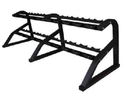 Трехслойная стойка для гантелей профессиональное коммерческое оборудование тренажерного зала заводское фитнеса