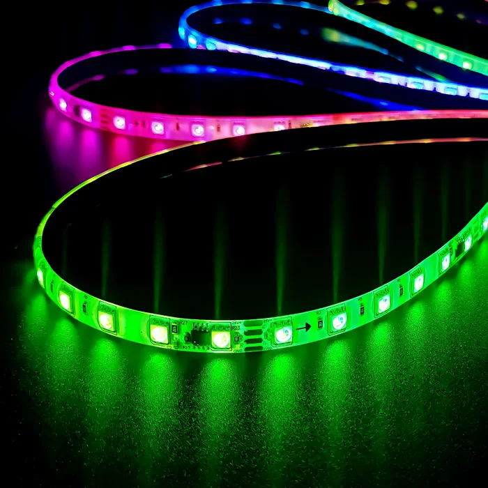 Super Bright Christmas Decoration Cafe Lighting Led Strip Intelligent Control Waterproof SMD5050 Led Strip Light
