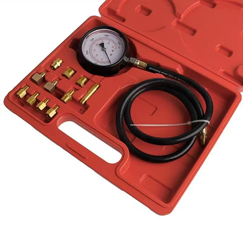 TU-11A Automatic Gearbox Transmission Engine Oil Feul Pressure Tester Gauge Kit 500Psi
