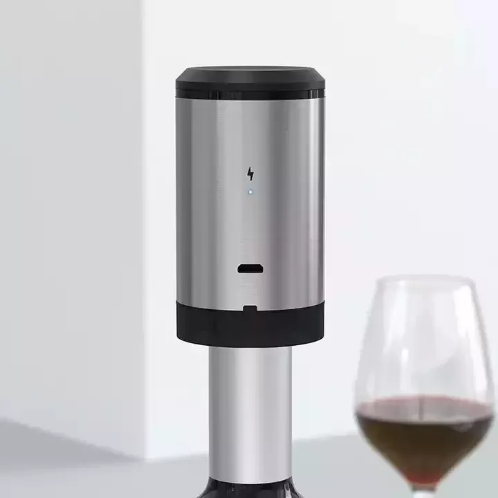 Hot Selling USB Charging Portable Electronic for Kitchen and Eutomatic Electric Wine Stopper vacuum wine stopper