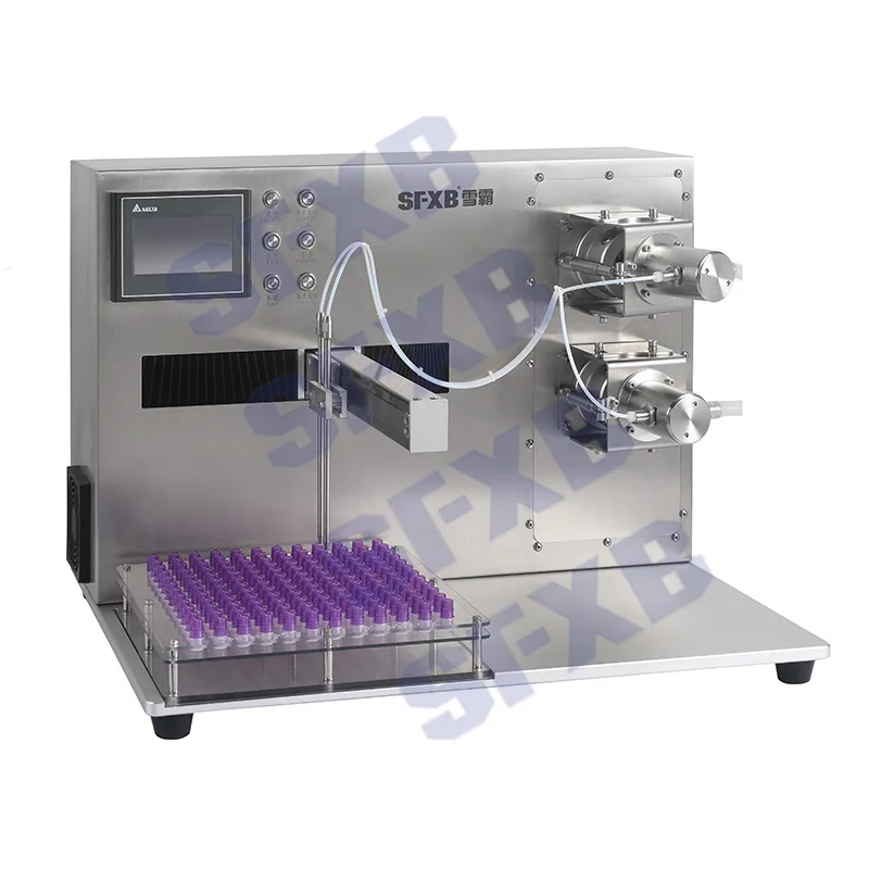 XBWZY-2 high precision ceramic pump filling machine bottle cosmetic filling machine automatic small bottle filling machine