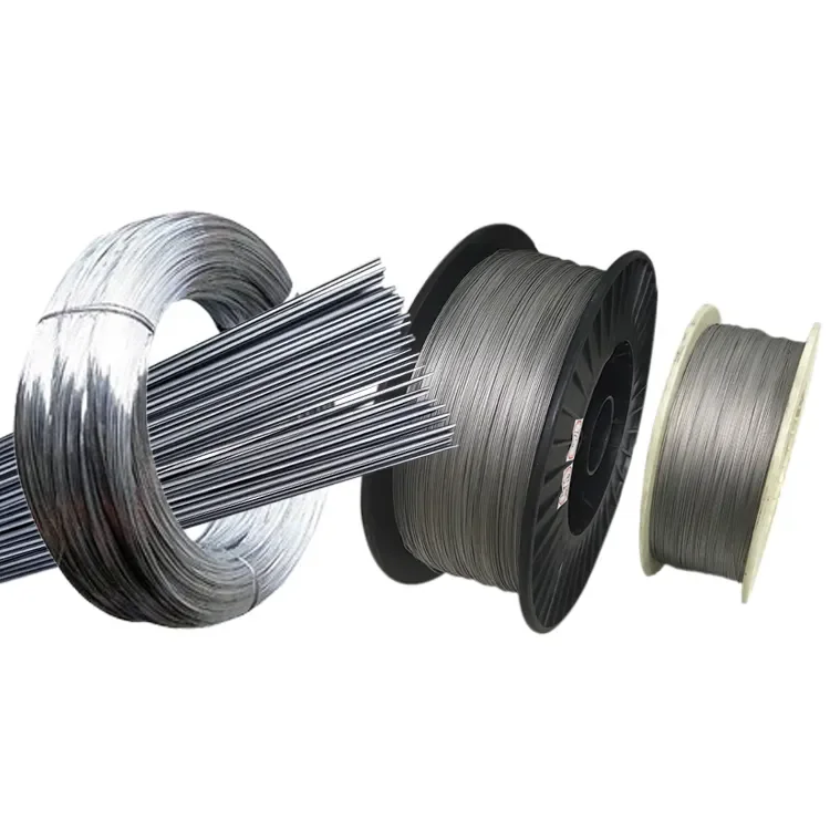 Elastic and shape memory 0.08mm wire Polished nickel titanium alloy wire black oxidized titanium wire