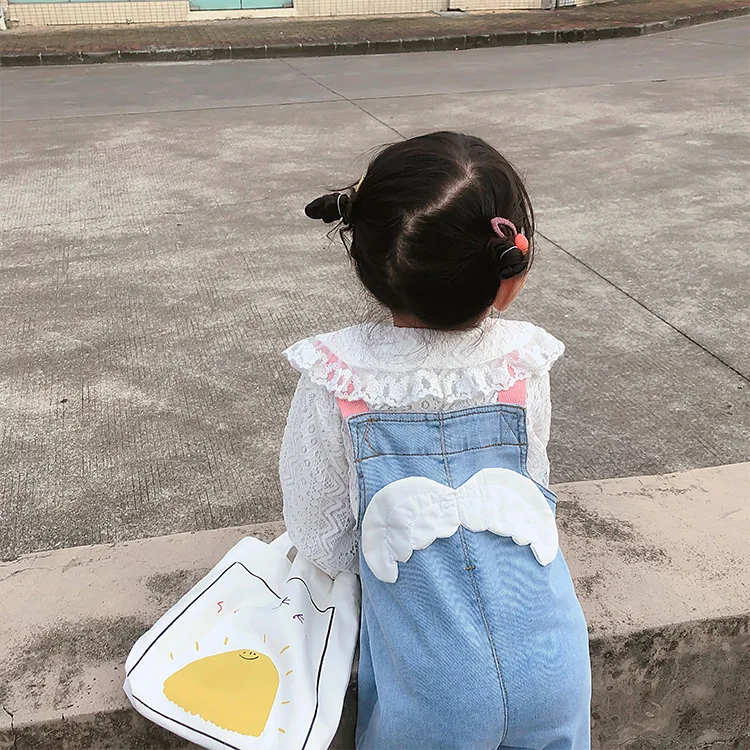 
Boutique high-end fashion casual jeans children cotton spandex girls denim jeans children pants 