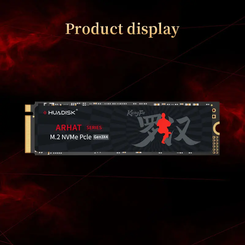 HUADISK M.2 NVMe 2280 SSD 1TB Plus TLC Nand Flash PCIe3.0 внутренний жесткий диск для игрового компьютера