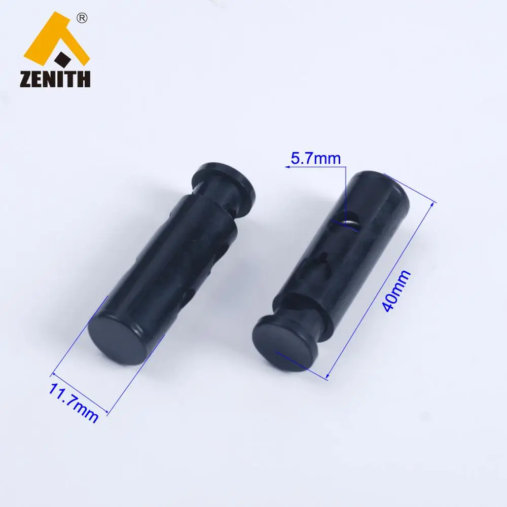 Plastic Cord Lock Stopper Spring Toggle for Garment Bag Luggage   KS30027