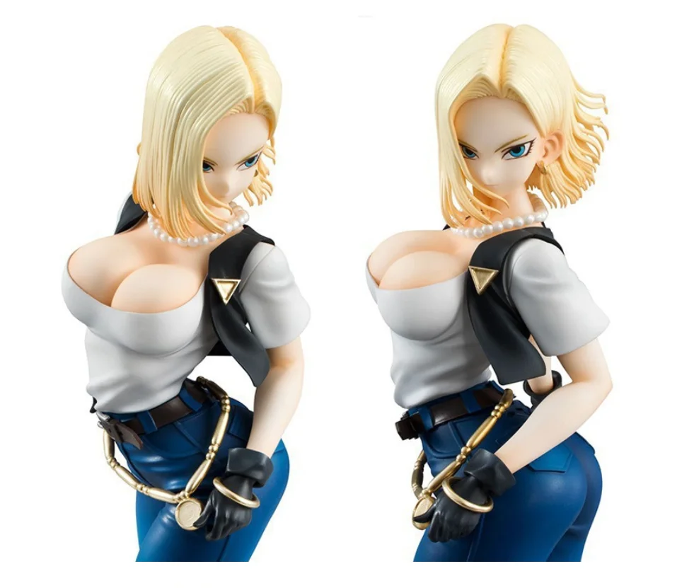 
2020 Wholesale Price Japanese 3D Anime Figure Dragon Ball Z Android 18 PVC Action Figure 