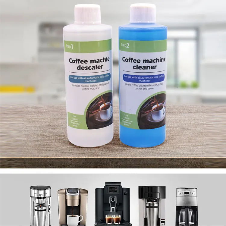 Coffee machine cleaning liquid cleaner kit espresso coffee machine descaling liquid