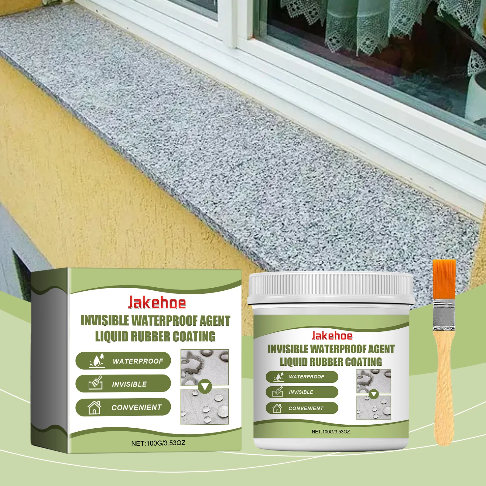 Jakehoe Waterproof Glue Transparent Wooden Convenient Super