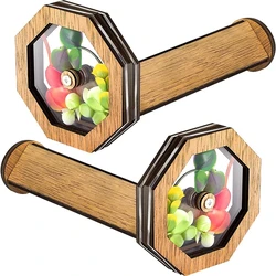 HOYE CRAFTS Classic Handmade Kaleidoscope Making Set toy wooden kaleidoscope for kids