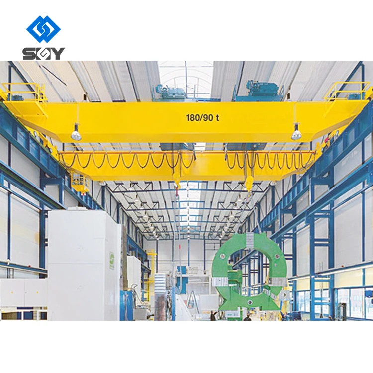 CE Certification Electric European Double Beam Traveling Overhead Crane for Sale