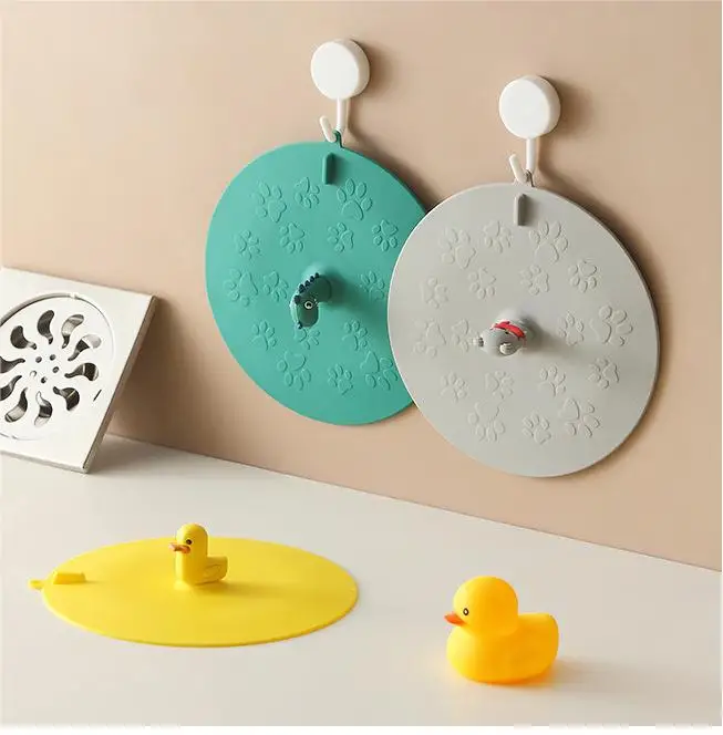 Household Odor-Proof Floor Drain Cover Drain Slag Separator  Floor Drain Cover Silicone For Kitchen Bathroom