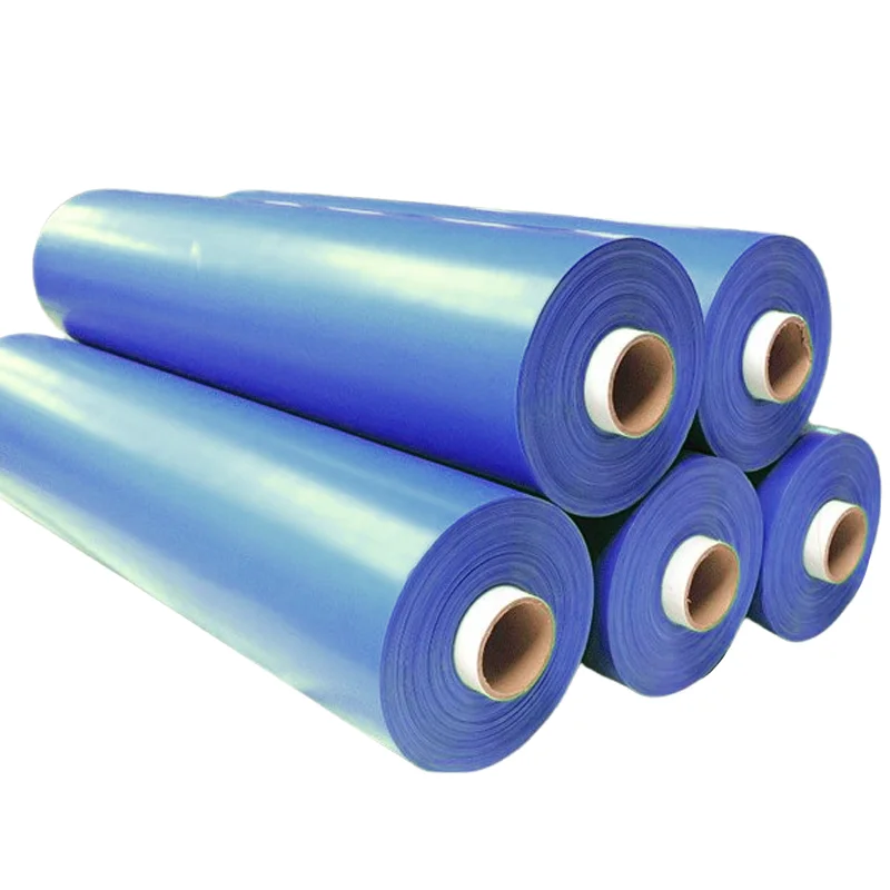 Wholesale Shiny Surface High Gloss Solid Color Bags Raincoat Inflatable Toys Water Bed Soft Color PVC Film Roll