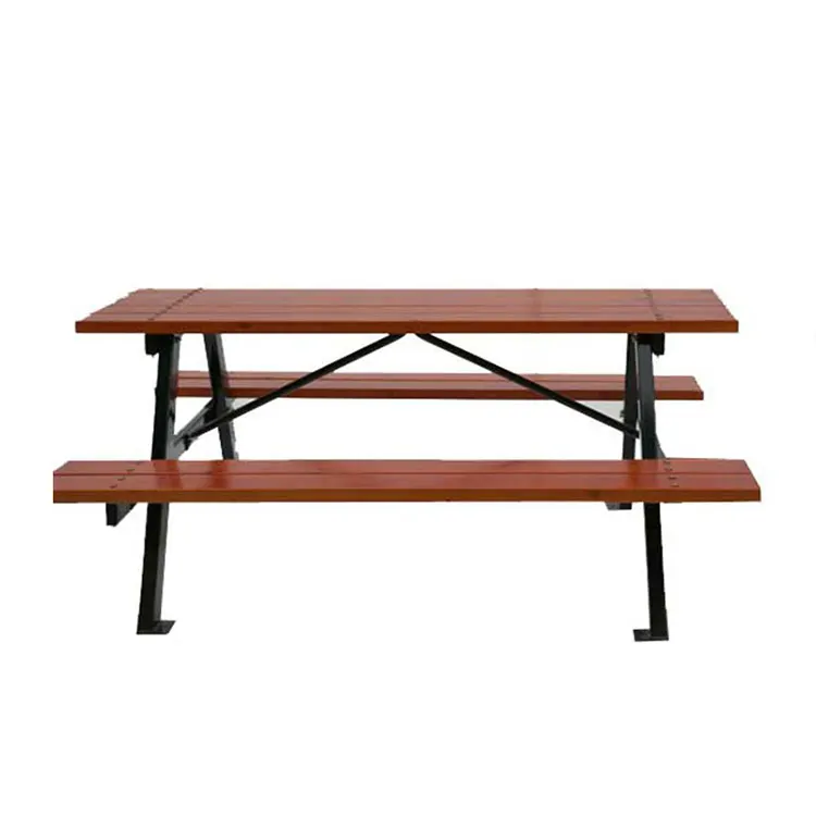 Arlau teak outdoor furniture,antique wooden square table and round chairs,wooden wholesale picnic table.