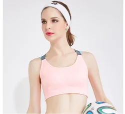 2019 Hot sell sports bra cross back, OEM wholesale cross back sports bra