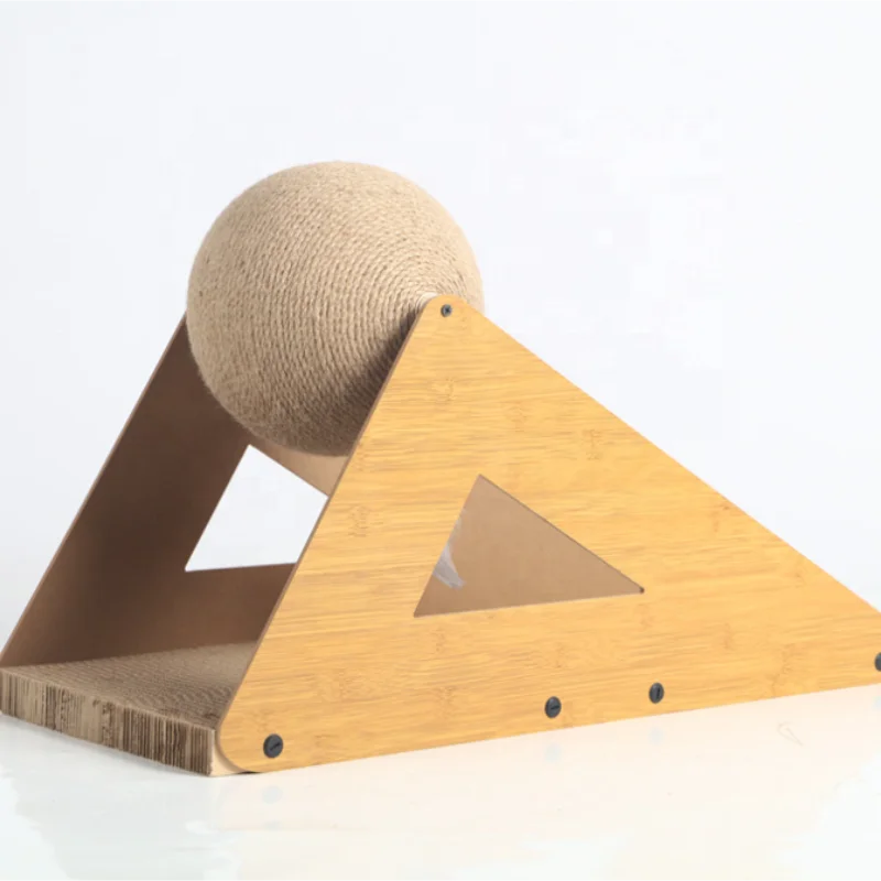 Custom 2-in-1 cat scratch cricket ball since hi cat toy teasing cat scratch board Claw sharpener can be grabbed and horizontal