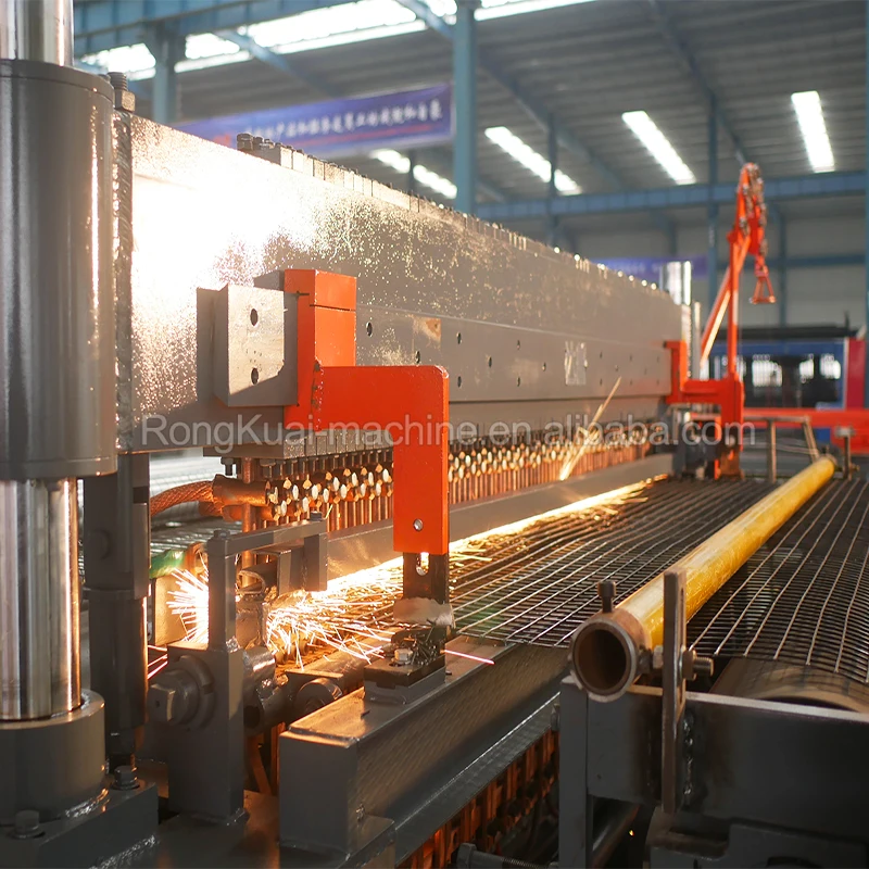 Europe technology full automatic iron roll fence welded wire mesh machine