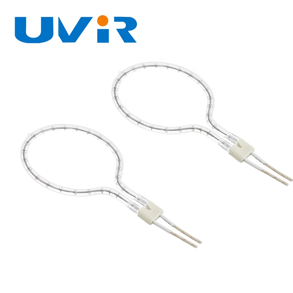 Transparent Round Halogen Quartz Heating Tube for Automotive Plastic Welding