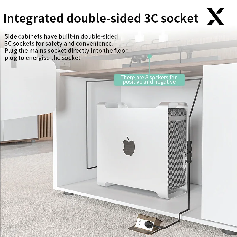 Фабрика HECHI оптовая продажа современный дизайн рабочий стол коммерческая офисная мебель