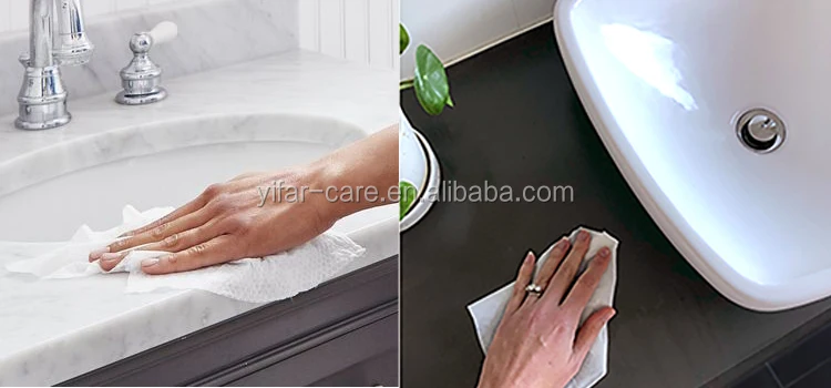 Hygienic Wipes Adults Safe for Skin Convenient Resealable Bag Flushable Toilet Seat Cleaning Wet Wipes