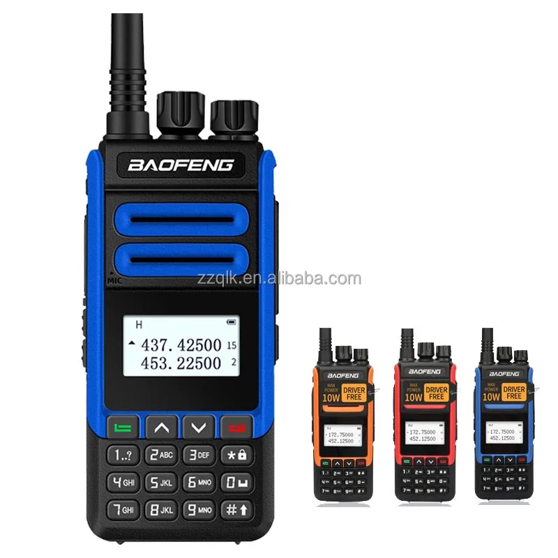 Ba ofeng Bf-h7 2 Way Radio Portable Transceiver High Power Walkie Talkie 10w Radio Long Range