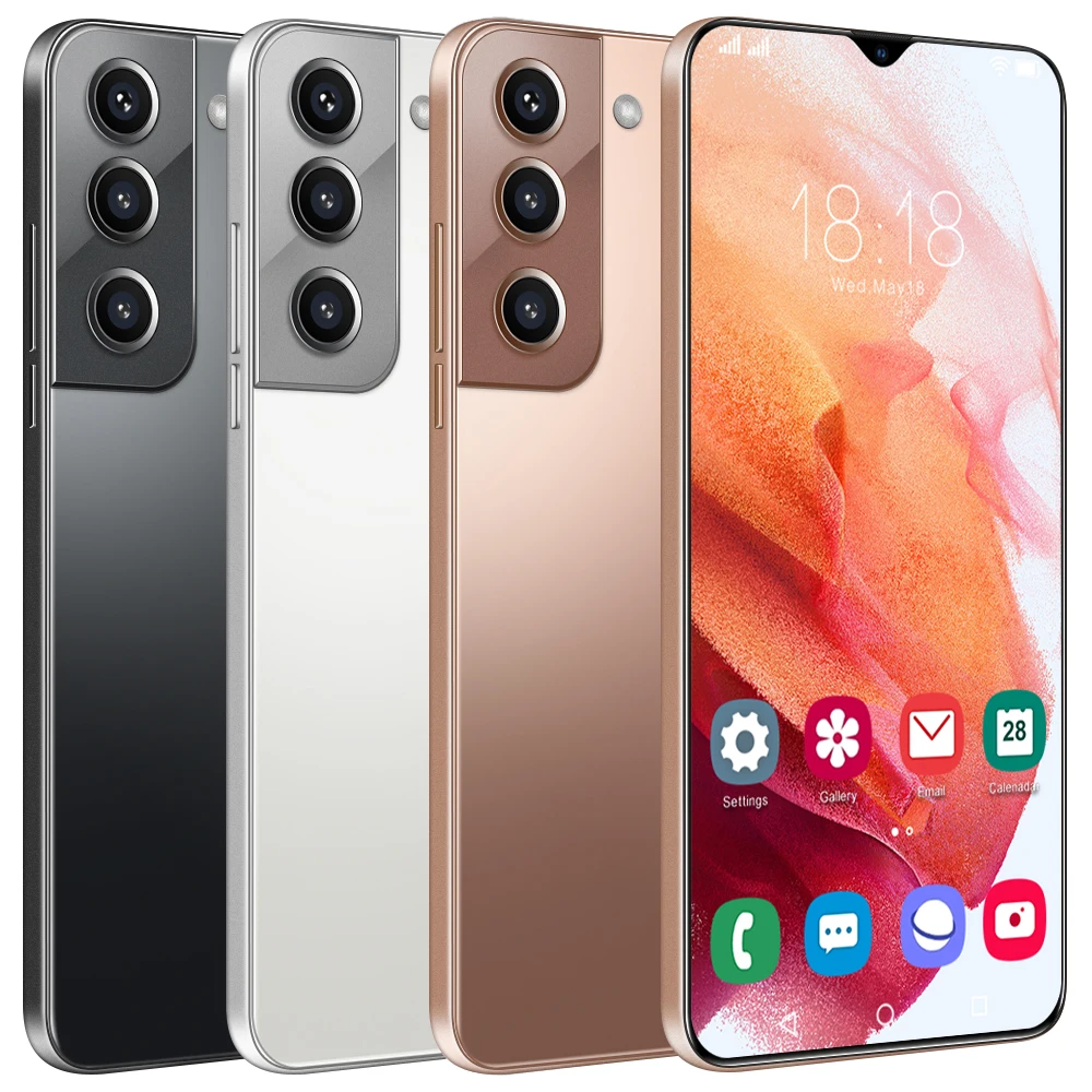  S21 + 5G ip sam мобильный телефон 2 sim 512 Гб 6 7-дюймовый экран смартфон 4G 6G 8G 12G быстрая зарядка