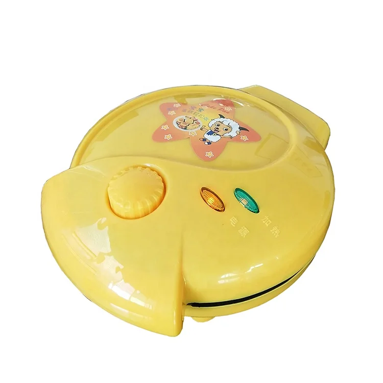 Mini Electric Pan Cake Maker Cartoon Bread Machine Double-sided mini Breakfast machine household