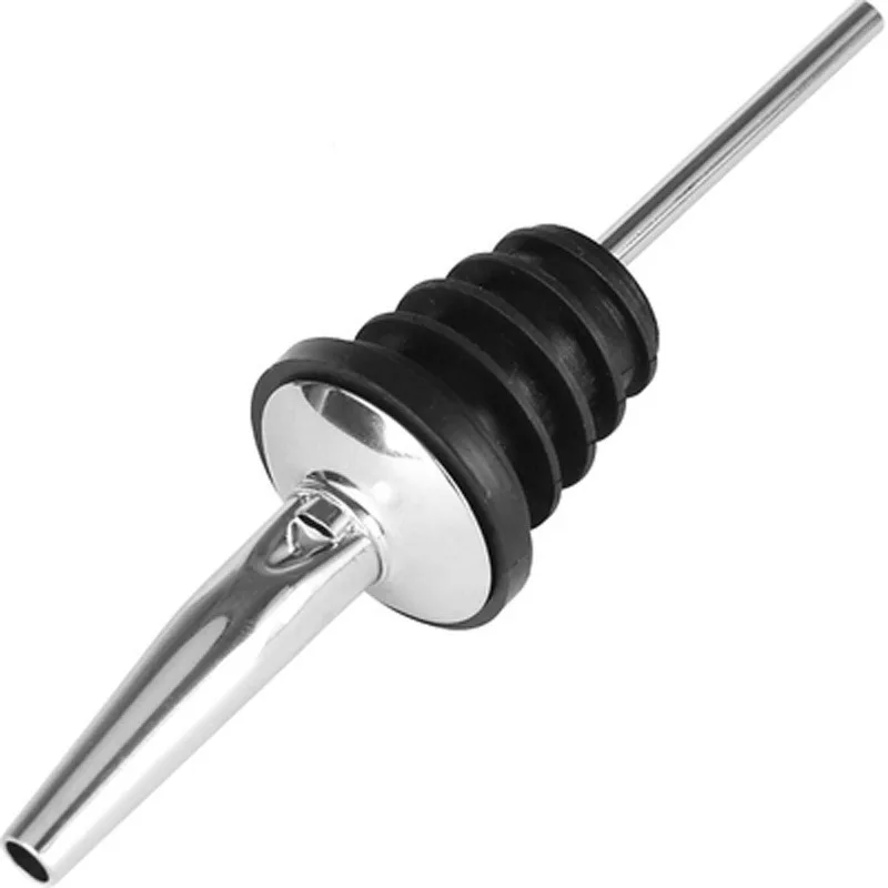 Stainless Steel  Wine Dispenser Liquor Pourer Leak-proof Nozzle Flip Top Oil Bottle Pourer Wine Metal Liquor Pourer Pour Spout