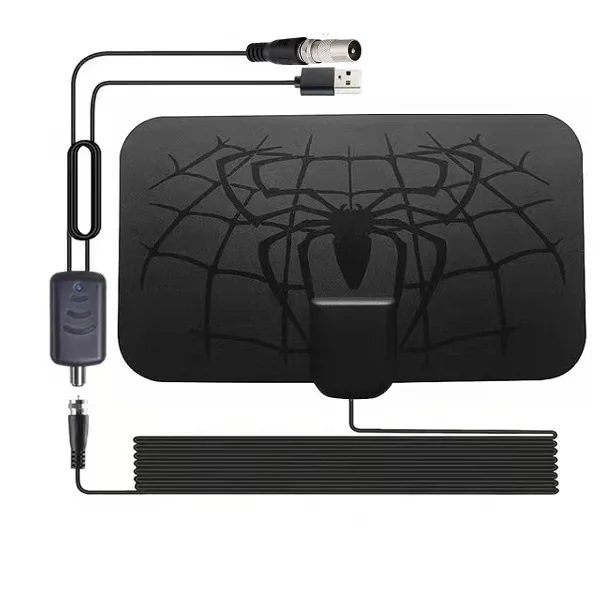 Крытый 1500 миль цифровая антенна ТВ усиленный HD телевизионная 4K DVB-T2 Freeview isdb-tb местных канал