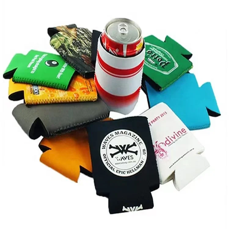 Sublimation Blank DIY Neoprene Tube 300ml Beer Can Coozies Slim Can cooler Covers