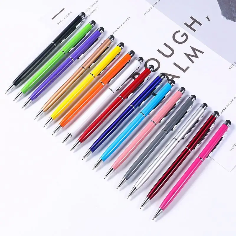 Lapiz Tactil Made In China Superior Quality New Design Steel Universal Metal Touch Screen Ballpoint Pen
