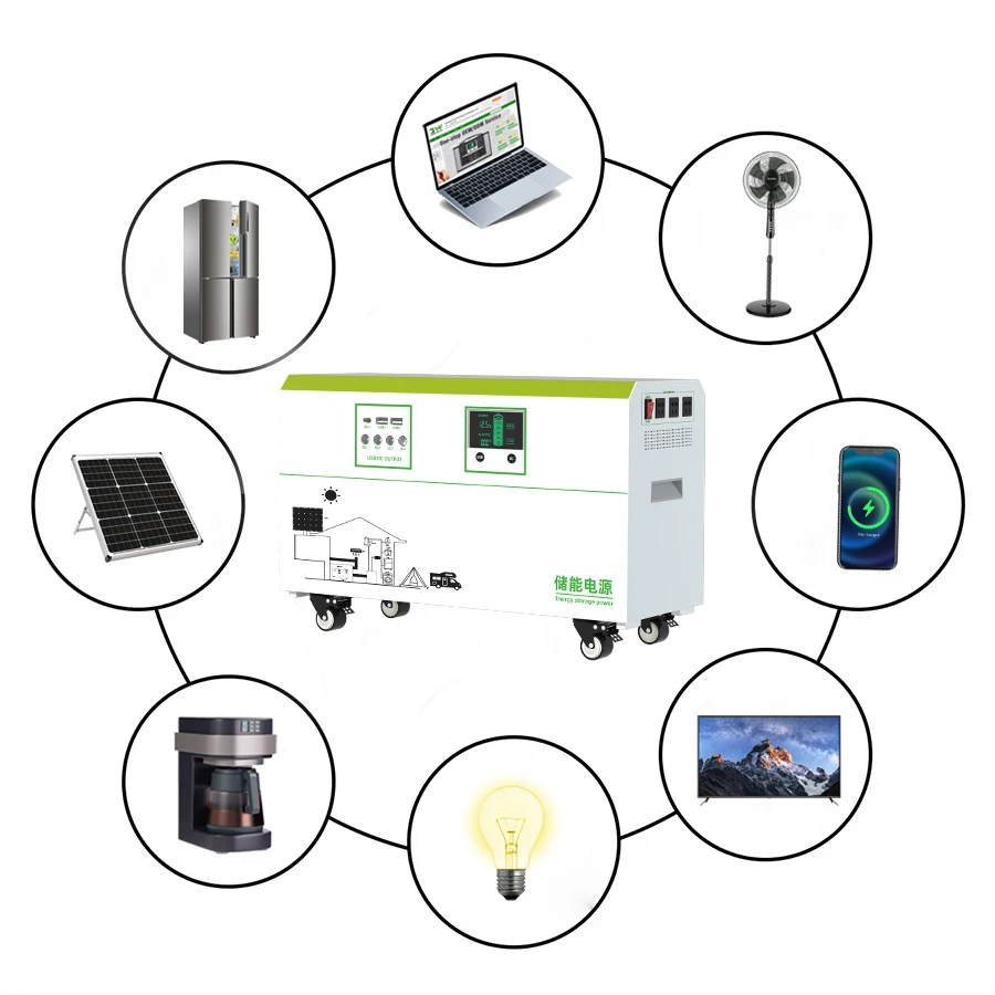 High efficiency off-grid power station 3.5kw 5kw lifepo4 lithium battery solar generator portable power station 5000w