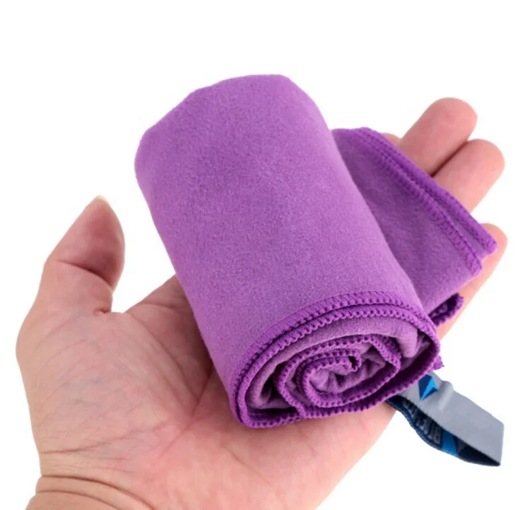 Быстросохнущее спортивное полотенце из микрофибры с сумкой, оптом