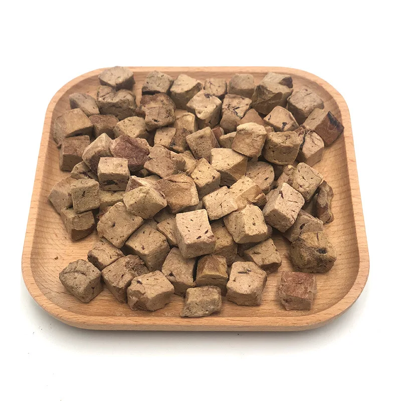 Замороженная куриная грудка мясо утка печень яйцо Йорк йогурт сыр еда для домашних животных FD лечение собак