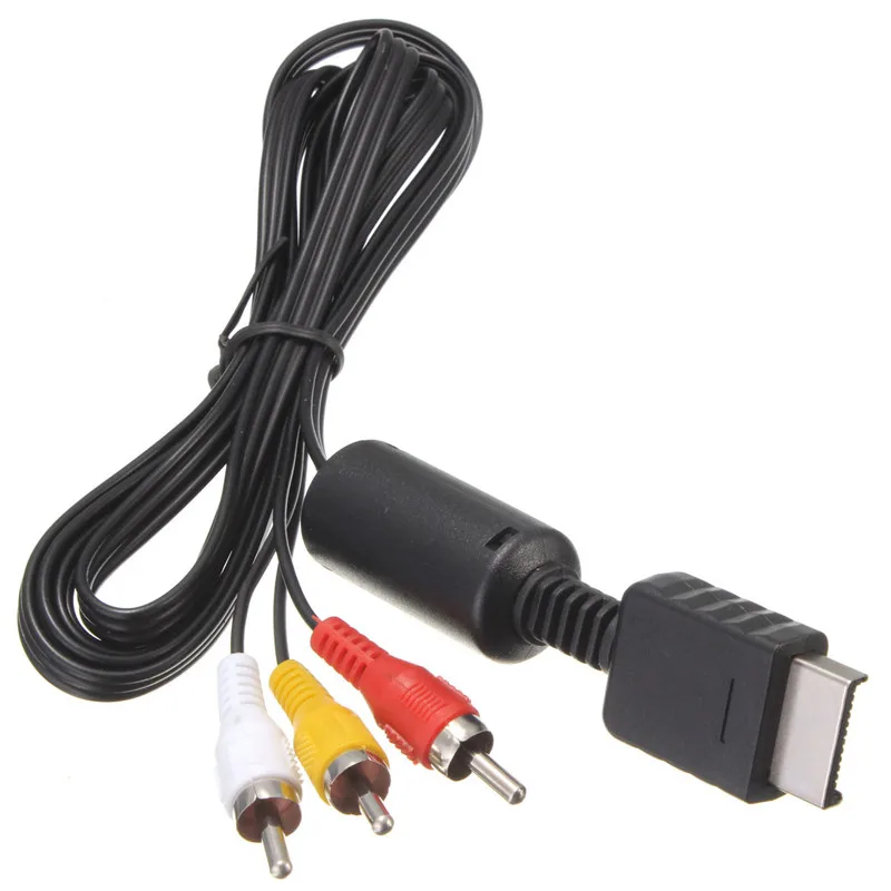 
hot sale 1.8m Audio Video To 3 RCA AV Cable for PS3/PS2 AV Component TV Video Cable for Playstation 2 3 PS3 