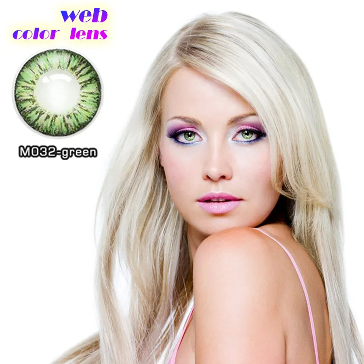 hazel green color contact lens in vial toric magic cheap eye contacts lens crazy