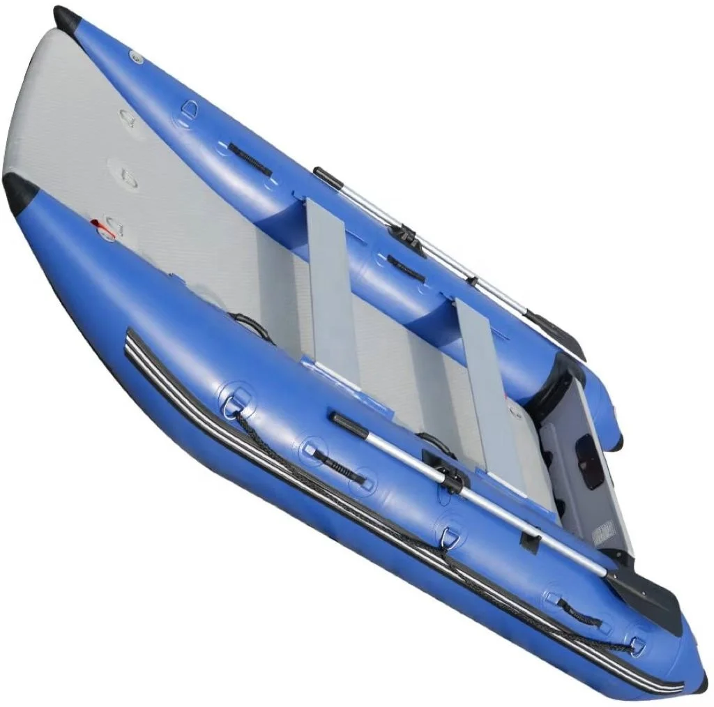 2024 hot sale cheap 2.8-4.9m inflatable high speed fishing catamaran rubber assault boat