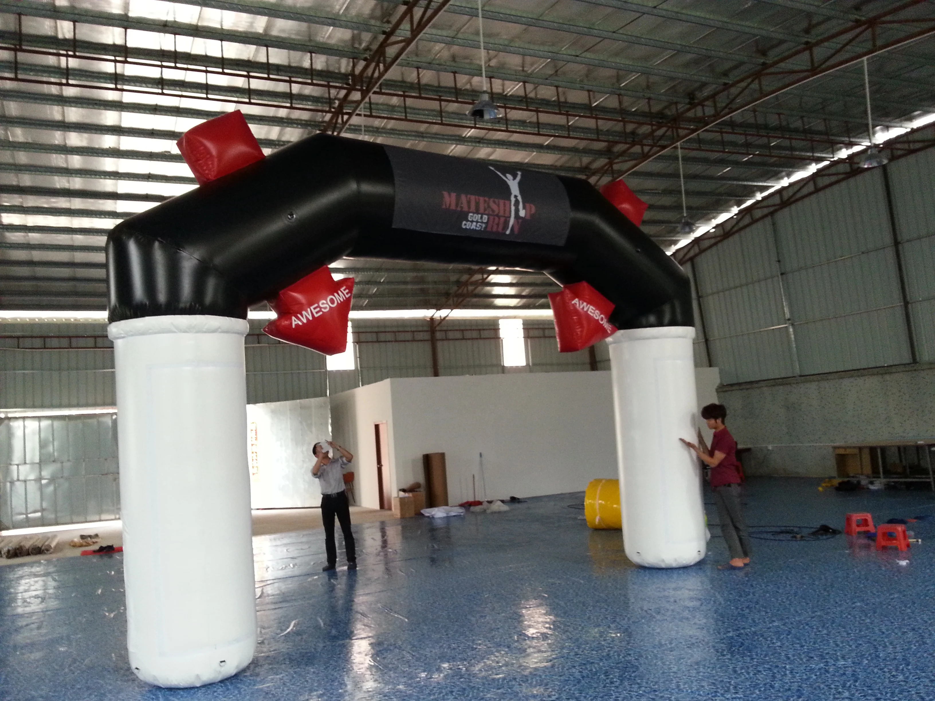 Outdoor Custom Advertising Inflatable Arch with Base inflatable stabilized arch inflatable archway with high quality