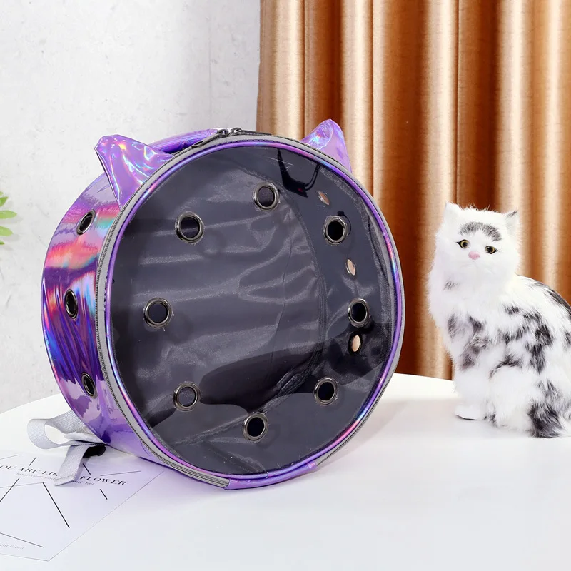 Factory Wholesale Portable Pet Bag Transparent Tube Shoulder Cat Bag Cat Travel Breathable Backpack Rabbit