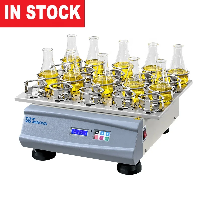 12x 1000ml 15x 500ml 20x 250ml Lab Flask Linear Rotary Roller Shaker