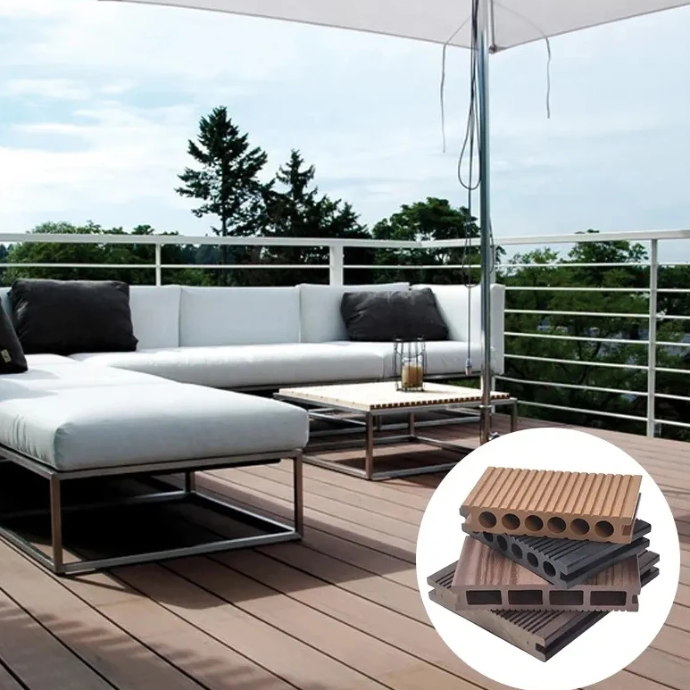 BAIJIN Hot sale Cheap Plank Crack-resistant easy assemble composite WPC Decking Plastic clips fastener