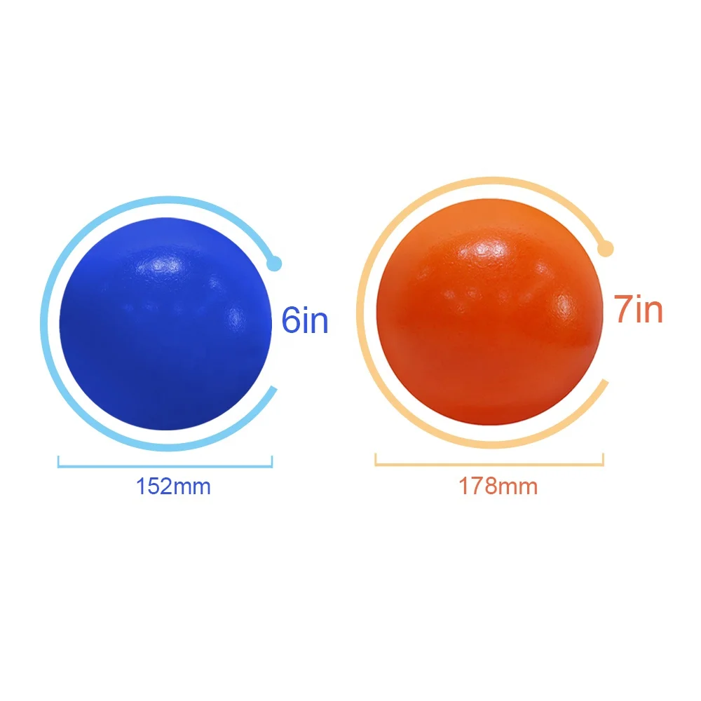 7inch adult outdoor sport eco-friendly pu skin foam kids playground ball Durable dodgeball