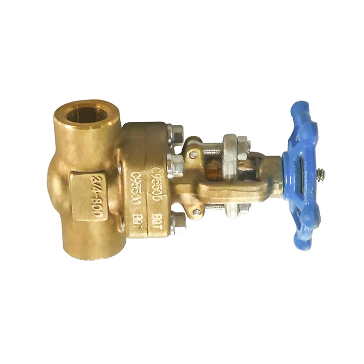 
Forged steel aluminum bronze and brass stem gate valve sea water gate valve 