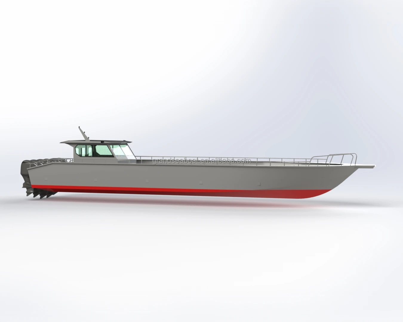 18m Grandsea Aluminum Transport Barge Boat Manufacturers